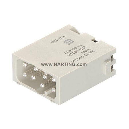 Harting Han Ee Quick- Lock Module Male 1, 5Mm, PK 2 09140082634